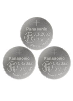 Buy Panasonic CR 2032 Lithium Coin Battery Pack of 3 in Saudi Arabia