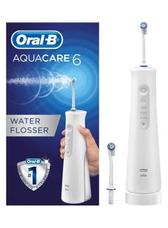 اشتري Aquacare 6 Pro-Expert Water Flosser Featuring Oxyjet Technology, Oral Irrigator with 6 Cleaning Modes في الامارات