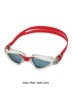 Buy Aquasphere Kayenne Adult Swimming Goggles Grey Red Dark Lens in UAE