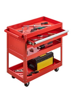 Buy Tool Storage Cart with Wheels -Red- Durable 3-Tier Rolling Tool Cart with Locking Drawer for Garage, Workshop and Mechanic Use - Mobile Organizer with Secure Storage and Easy ManeuverabilityLawazim Tool Storage Cart with Wheels -Red- Durable 3-Tier Rolling Tool Cart with Locking Drawer for Garage, Workshop and Mechanic Use - Mobile Organizer with Secure Storage and Easy Maneuverability in Saudi Arabia