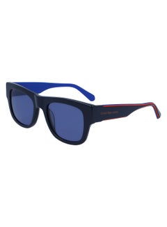 Buy Full Rim Acetate Modified Square Sunglasses Ckj22637S 5221 (400) Blue in UAE