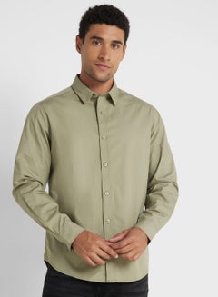 Buy Long Sleeve Poplin Shirt in UAE