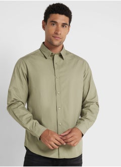 Buy Long Sleeve Poplin Shirt in UAE