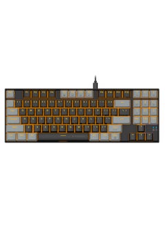 Buy Z-13 89key Gaming Keyboard,Wired Compact Yellow Backlit Brown Switch Mechanical Gaming Keyboard Keyboard with Number Pad for Windows/Mac/Laptop/PC in Saudi Arabia