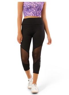 Buy High Waisted Capri Mesh Leggings in Egypt