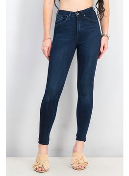 اشتري Women Skinny Fit Stretchable Jeans, Blue في السعودية