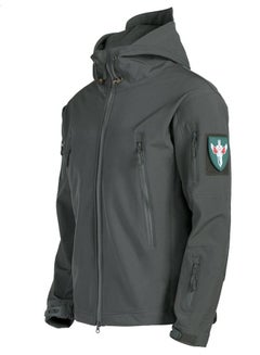 Buy 3-in-1 Men's Outdoor Soft Shell Plus Fleece Windproof Jacket With Detachable Lining Autumn Clothing in Saudi Arabia