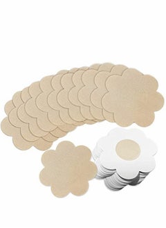 Buy 40 Pcs Nipple Breast Covers, Pasties Adhesive Bra Disposable Features a Self Adhesive Design that Stays in Place and Removes Easily from the Skin, Perfect for Tank Top, Halter in UAE