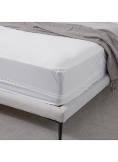 Buy Sleep Guard Jersey Mattress Encasement 180x200+33cm-White in UAE