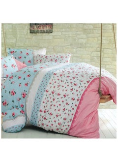 Buy quilt set 100% Cotton 3 pieces size 240 x 240 cm model 1009 from Family Bed in Egypt