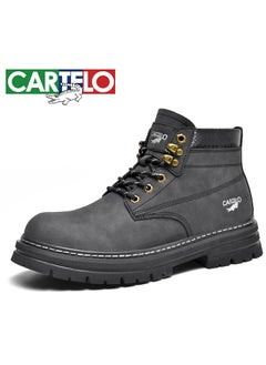 اشتري Men's High Top Outdoor  Casual Shoes Martin Boots في السعودية