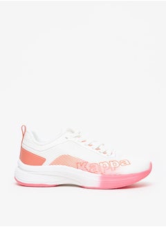 Buy Women's Logo Print Sports Shoes with Lace-Up Closure in Saudi Arabia