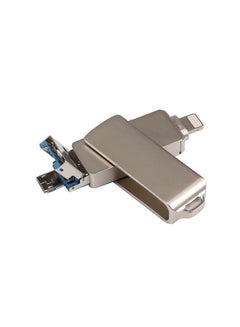 Buy USB 2.0 Flash Drive For iPhone, iPad C6244-16-L Silver in Saudi Arabia