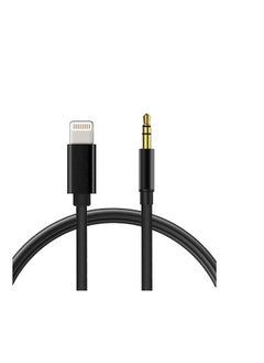 اشتري Aux Cord for iPhone, Lightning to 3.5mm Aux Cable for Car Compatible for iPhone 14 13 12 11 Pro Max XS XR X 8 7 6 iPad iPod to Car Home Stereo Speaker Headphone في مصر