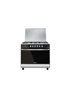 اشتري Hammer Gas Cooker, Digital Touch, 5 Burners, 90 cm, Stainless and Black - 500013914 في مصر