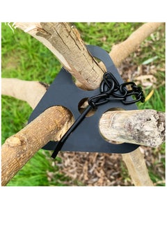 Buy Camping Tripod Board,Dutch Oven Camping Tripod for Cooking,Camping Gear,bushcraft Gear,Portable cookware Turn Branches into Campfire Cooking Accessories Set in UAE