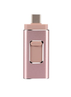 Buy 512GB USB Flash Drive, Shock Proof 3-in-1 External USB Flash Drive, Safe And Stable USB Memory Stick, Convenient And Fast Metal Body Flash Drive, Rose Gold (Type-C Interface + apple Head + USB) in Saudi Arabia