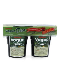 Buy 2-Piece Vogue Lemongrass Scented Cup Holder Type Car Air Freshener 130 g ACR-235-00011 in Saudi Arabia