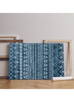 Buy home gallery geometric-ikat-aztec-ethnic-seamless-pattern Printed canvas wall art in Egypt