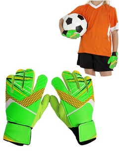 Buy Goalkeeper Gloves, Children Football Gloves, Kids Youth Football Soccer Goalkeeper Goalie Training Gloves Gear Finger Protection Football Training Gloves for Teenager in Saudi Arabia