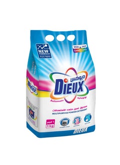 Buy DIEUX Automatic Laundry Detergent Powder with Fragrance Extract 1kg in Egypt