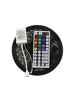 Buy 300SMD 5050 colorful RGB LED lighting strip, 5 meters long, with remote control in Egypt