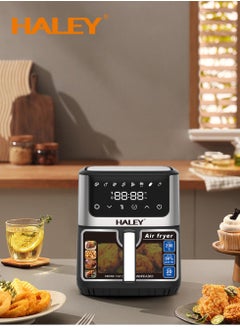 Buy Wtrtr HALEY Air Fryer 8L with Window, 2000W stainless steel air fryer oven led touch screen oilless, ptfe free, dishwasher safe,2 Years Warranty (8L) in UAE