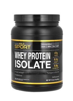 Buy Sport Whey Protein Isolate Unflavored 1 lb (454 g) in Saudi Arabia