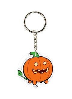 Buy Pumpkin Printed Dual Sided Keychain in UAE