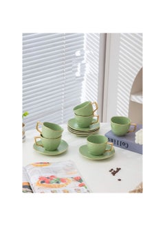 Buy Mixed porcelain tea set, 12 pieces, CS382ZETY in Egypt