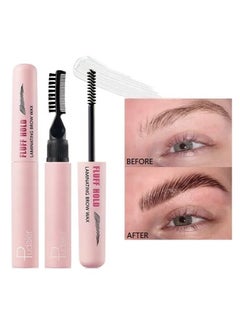 Buy Fluff Hold Laminating Brow Wax Styling Gel for Feathered & Fluffy Brows Clear Brow Gel No Sticky Long Lasting Eyebrow Setting Gel Healthy Waterproof Eyebrow Gel Brow Lamination Effect for Women in UAE