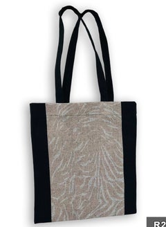 اشتري casual printed linen tote bag في مصر