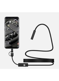 Buy 3-in-1 2M USB Type-C Endoscope 5.5mm Inspection HD Camera for Android PC Borescope in UAE