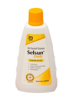 Buy Selsun Daily AntiDandruff Shampoo for Dry Scalp 120 ml in UAE