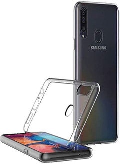Buy Slim Soft TPU Silicon Case Cover For Samsung Galaxy A20S Clear in UAE