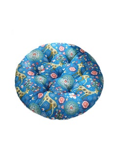 Buy Comfortable Home Office Cotton-Linen Breathable Round Chair Cushion in UAE