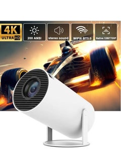 Buy Portable Projector Pocket 5G WIFI Android11.0 Home Theater Full HD 1080P for Indoor Outdoor Home Birthday Gift Compatible with TV Stick/HDMI/USB/PS5/iOS/PS4 in Saudi Arabia