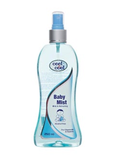 Buy Cool & Cool Mild & Refreshing Baby Mist, 250Ml - Blue in Saudi Arabia