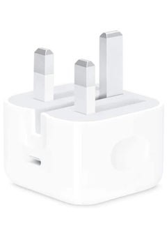 Buy Type C Fast Charger PD 20W Power Adapter for phones Plug PD Power Adapter Wall Plug Compatible with iPhone 14 13, 13pro 12 Pro Max/12 Mini/SE (White) in UAE