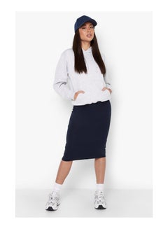Buy Basic Jersey Midi Skirt in UAE