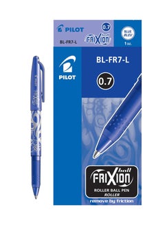 اشتري 12-Piece Frixion Erasable Ball Pen 0.7mm Tip Blue Ink في الامارات