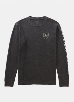 اشتري AE Long-Sleeve Logo Graphic Thermal T-Shirt في مصر