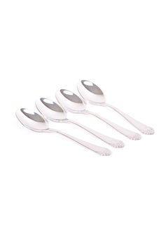 اشتري Set of 4 embossed coffee spoons في السعودية