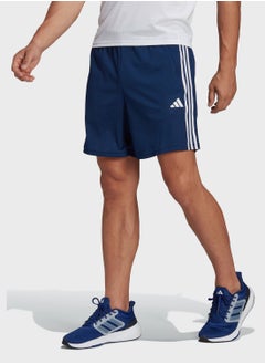 Buy Train Essentials Piqué 3-Stripes Training Shorts in UAE