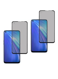 Buy 2 Pieces Tempered Glass Screen Protector Anti-Spy Privacy  Designed For Oppo A53 5G Full Screen Coverage And Bubble Free in UAE