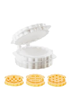 Buy Dough Presser, 3 Shapes Pocket Pie Molds, Multi-Purpose Baking Supplies, Small Pocket Pie Maker Press Machine for Fondant, Pastries, Cheese, Cookies in Saudi Arabia