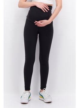 اشتري Maternity Sportswear Fit Outdoor Leggings, Black في الامارات