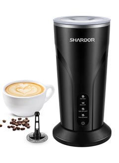 Buy Electric Milk Frother and Steamer with Warm Function, 4 in 1 Automatic Milk Warmer Heater, Hot and Cold Foam Maker for Coffee Latte Cappuccino, Hot Chocolate, 300ml in Saudi Arabia