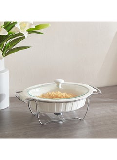 Buy Supreme Oval Food Warmer 37.2x11x22.8 cm in UAE