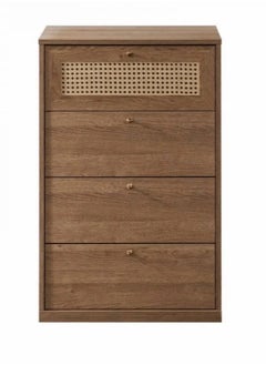 Buy Rattan Youth Chest of Drawers - Elegant Wooden Design for Bedrooms in Saudi Arabia